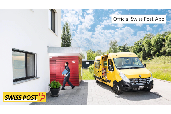 Official Swiss Post App banner